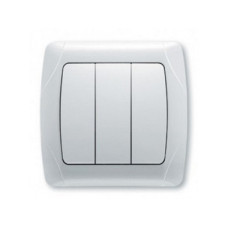 Вимикач VI-KO Carmen білий 3кл