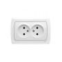 Розетка VI-KO двойна без заземлення