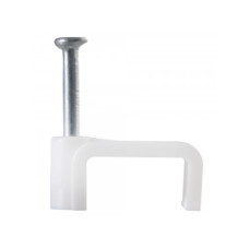 Скоба кабельна 16мм кругла АскоУкрем (100 шт)