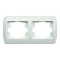 Рамка ELBI ZIRVE Fixline біла 2-на горизонтальна