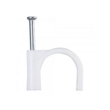 Скоба кабельна 25мм кругла (50 шт)