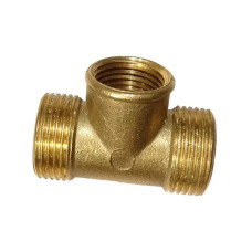 Трійник 3/4" ЗВЗ латунь SF