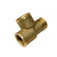 Трійник 1/2" ВВЗ латунь SF