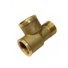 Трійник 1" ВВЗ латунь SF