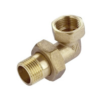 Згін-американка 1/2" кутова латунь SF