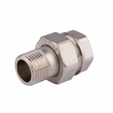 Згін-американка 1/2" пряма хром SD FORTE