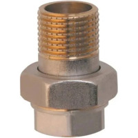 Згін-американка 3/4" пряма хром SF