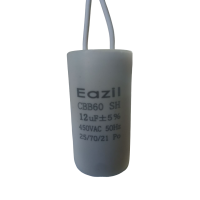 Пусковий конденсатор 12 мкФ із проводами Eazil