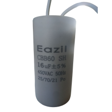 Пусковий конденсатор 16 мкФ із проводами Eazil