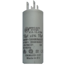 Пусковий конденсатор Ducati 10F - 10 мкФ з клемами