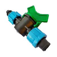 Старт-кран для крапельної стрічки із затискною гайкою SantehPlast