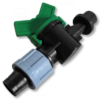 Старт-кран для крапельної стрічки з гумкою SantehPlast