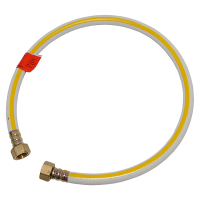 Шланг Nikiforov газовий білий 1/2" 0,5 м ВВ