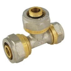 Трійник Valve металопласт 16х16х20