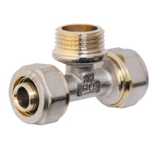 Трійник Valve металопласт 16х1/2зх16