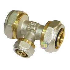 Трійник Valve металопласт 16х20х16