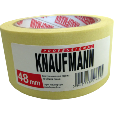 Стрічка малярна 48мм х 20м жовта Knaufmann