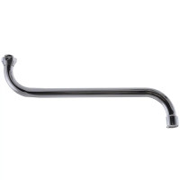 Гусак (вилив) для ванни, сталь, 30 см Master 141