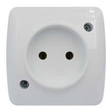 Розетка ALSU одинарна без заземлення