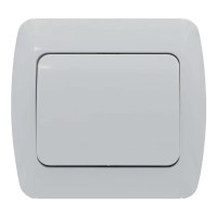 Вимикач EL-BI одинарний без підсвітки