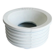 Перехід гумовий 50/25 білий