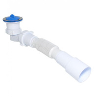 Сифон для душового піддону "Низький" з гофротрубою 40/50, висота 60 мм