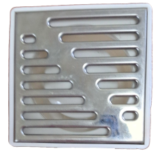 Трап душовий Ø50 нержавіюча сталь 10х10cм прямий